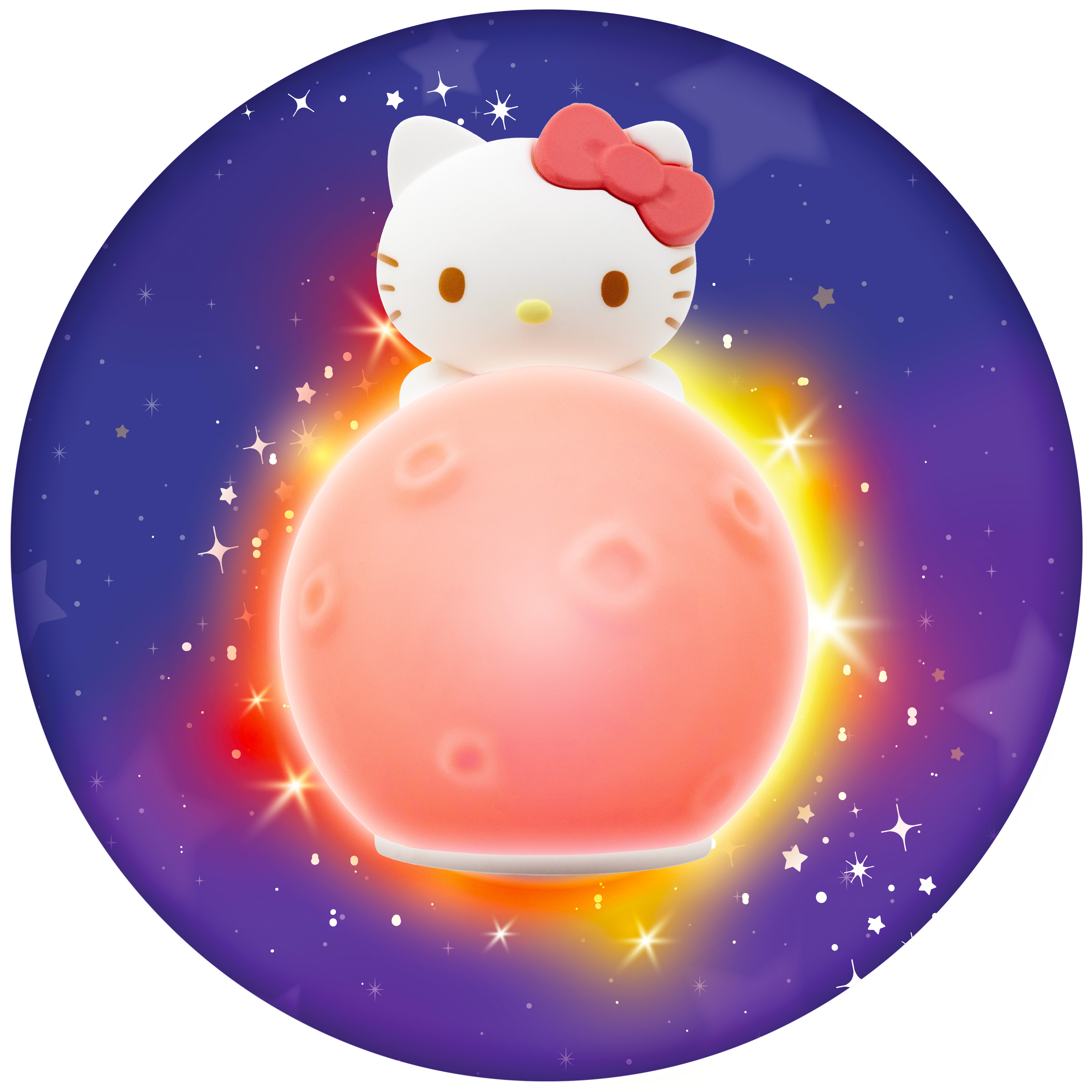 Hello Kitty Little Moon Lampa med 7 färger - 2