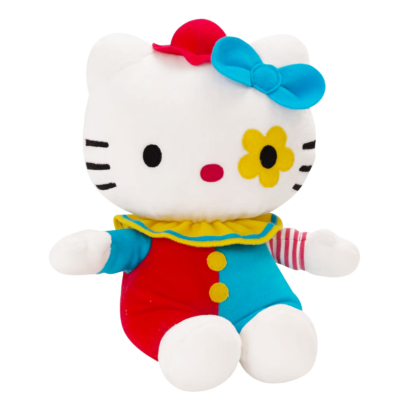 Hello kitty clown deals plush