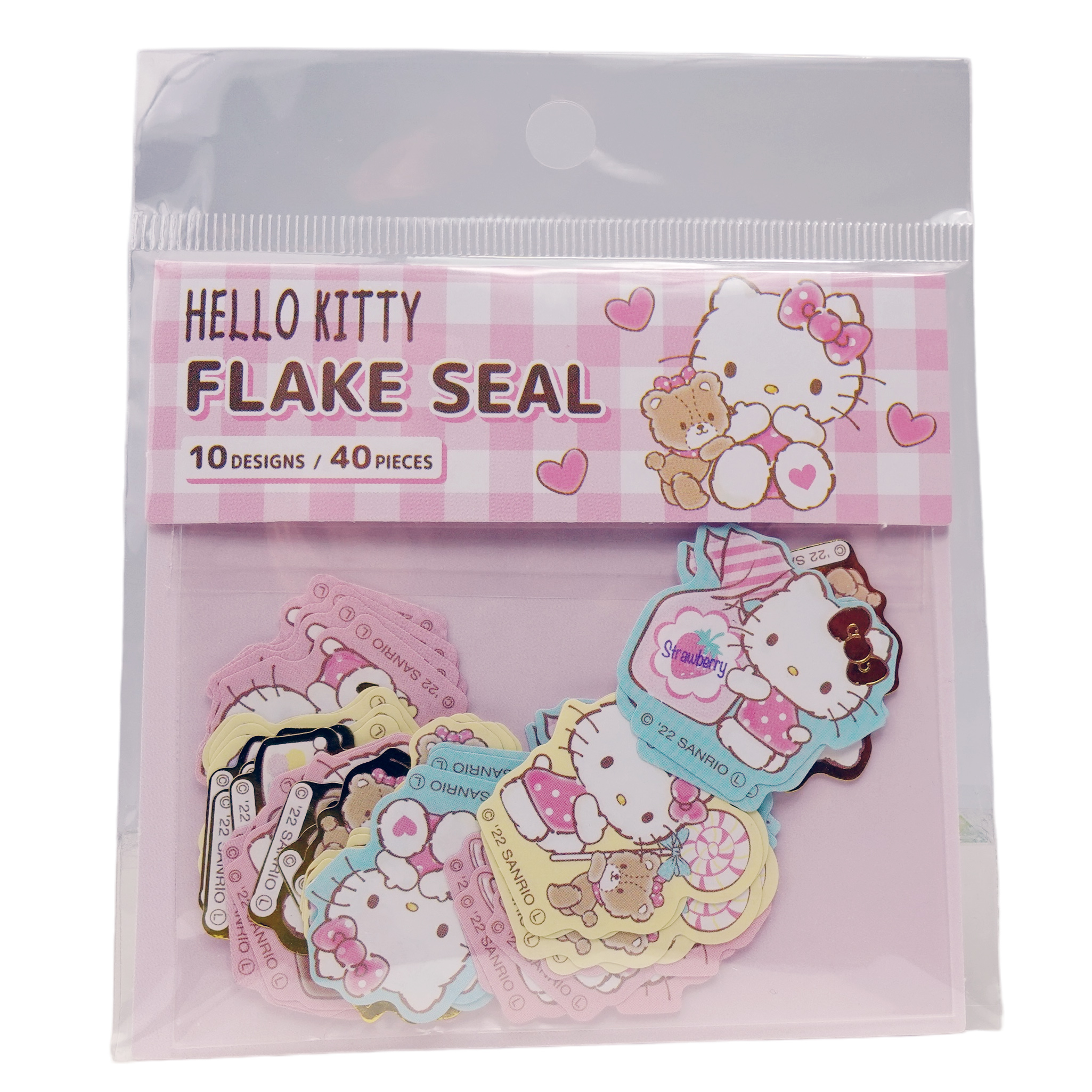 Sanrio Hello Kitty Flake Stickers - 40 st Klistermärken - 2