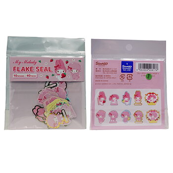 Sanrio My Melody Flake Stickers - 40 st Klistermärken