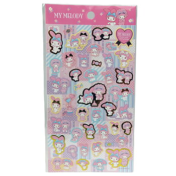 Sanrio My Melody Stickers - Klistermärken med Guld detaljer