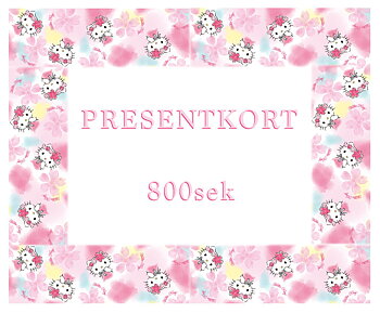 Presentkort 800 sek