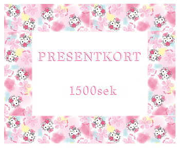 Presentkort 1500 sek