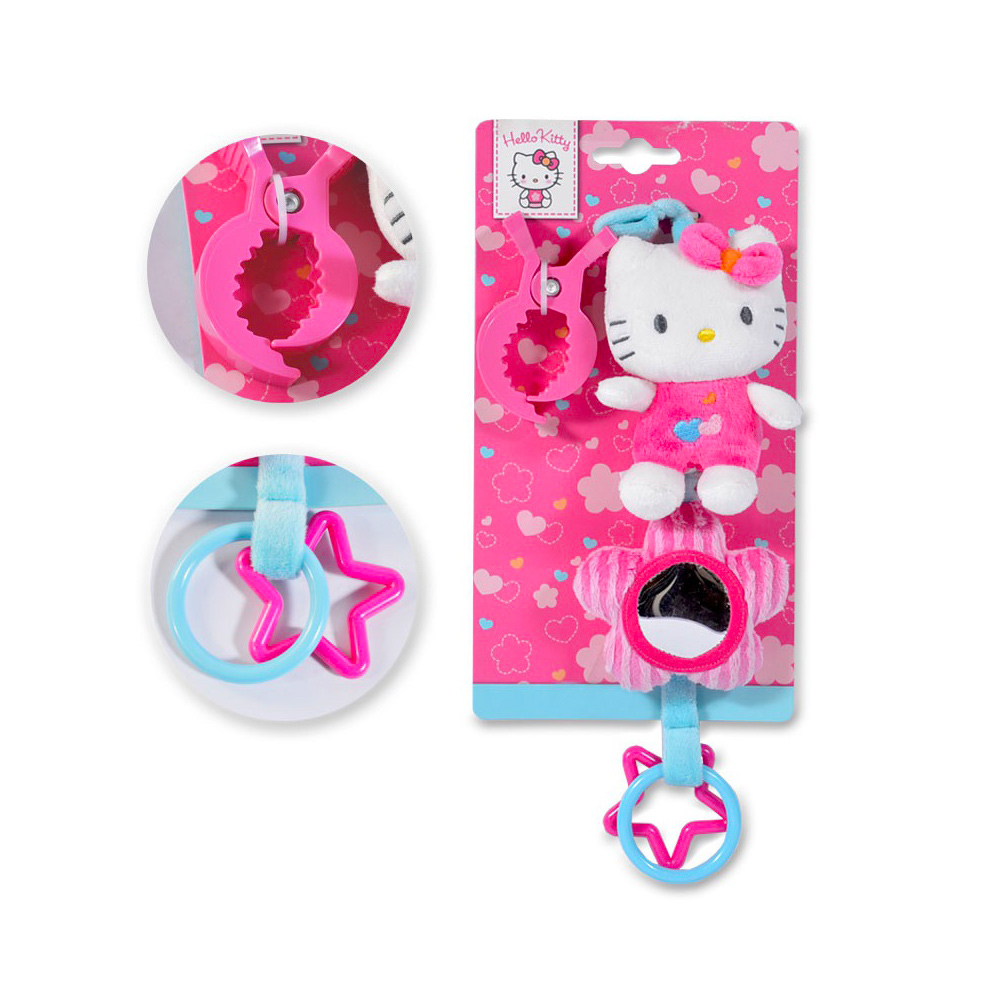 Hello Kitty Gosedjur Aktivitetsleksak med klämma 42 cm - 3