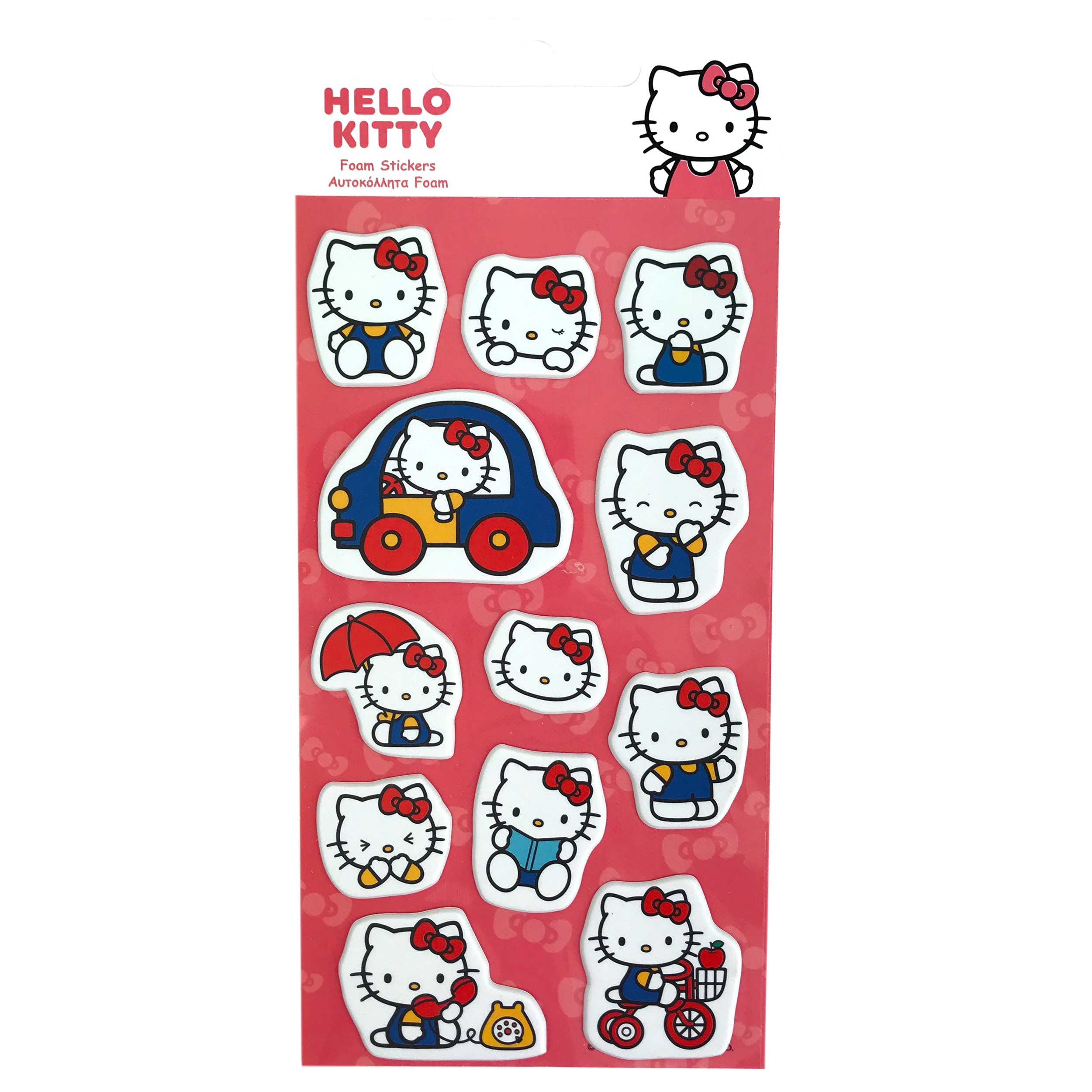 Hello Kitty Skum Klistermärken 12 st