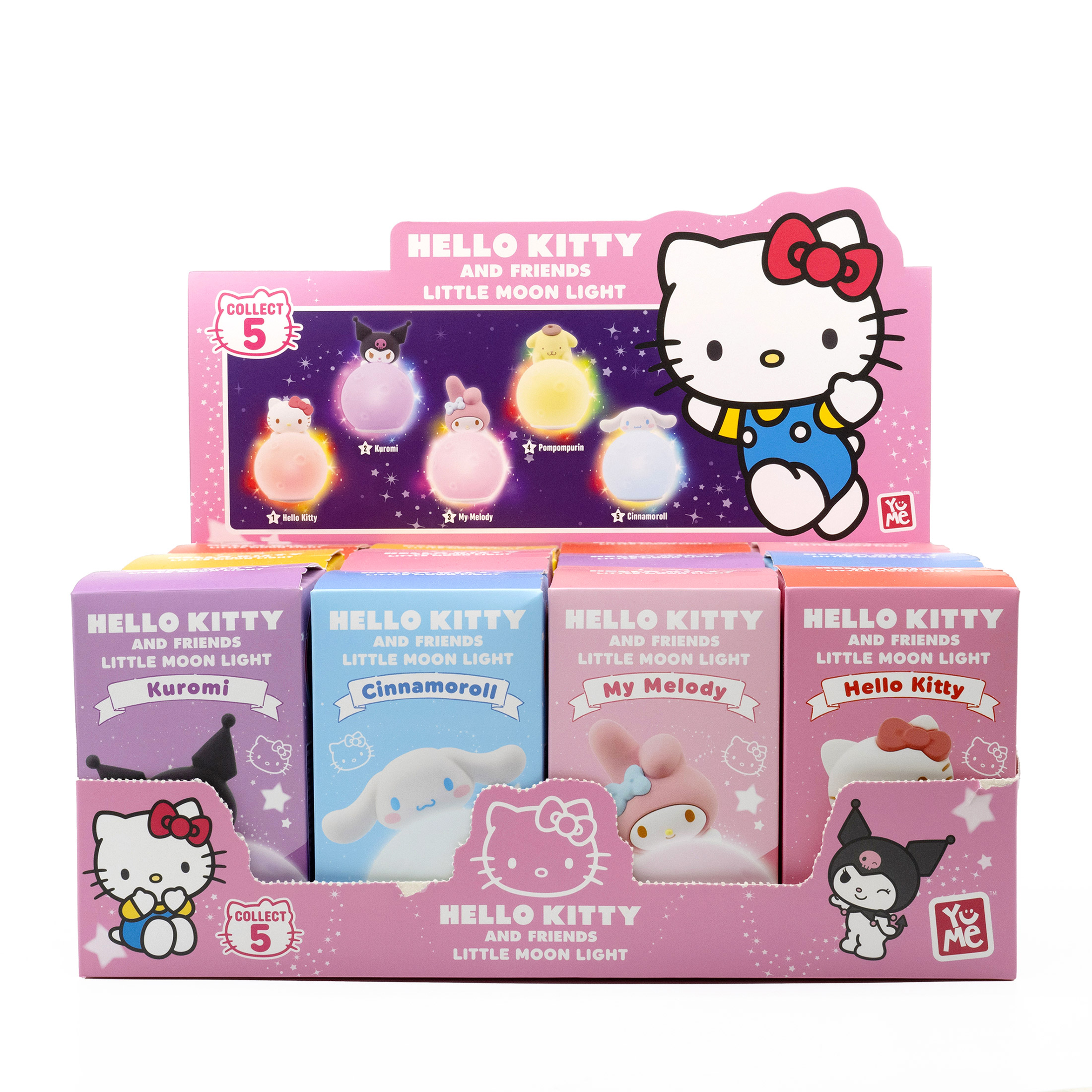 Pom Pom Purin Little Moon Lampa med 7 färger - 9