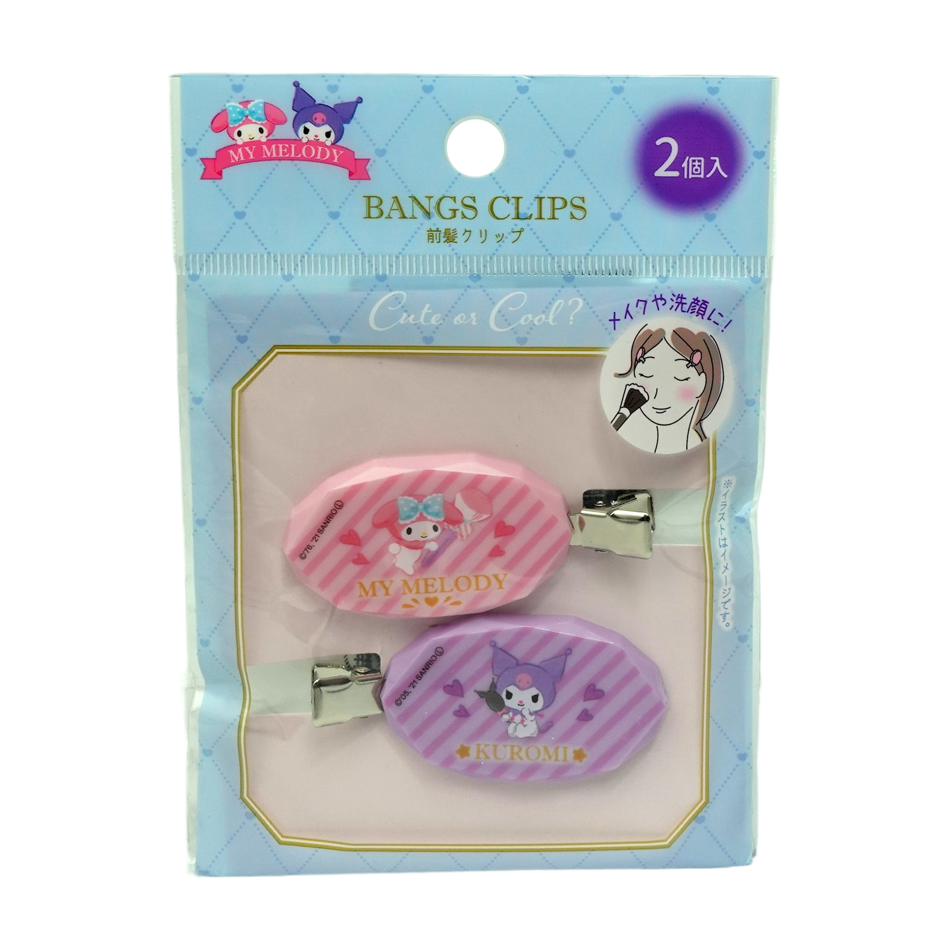 My Melody & Kuromi Hårspännen 2 pack - 3
