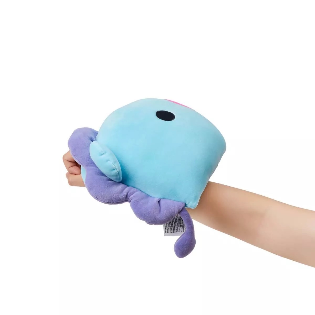 BT21 Baby Mang Face Marshmallow Feel Kudde - Blå - 4