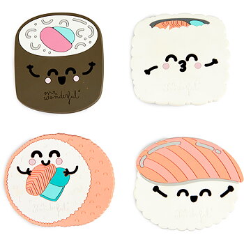Kawaii Sushi Underlägg - 4 st