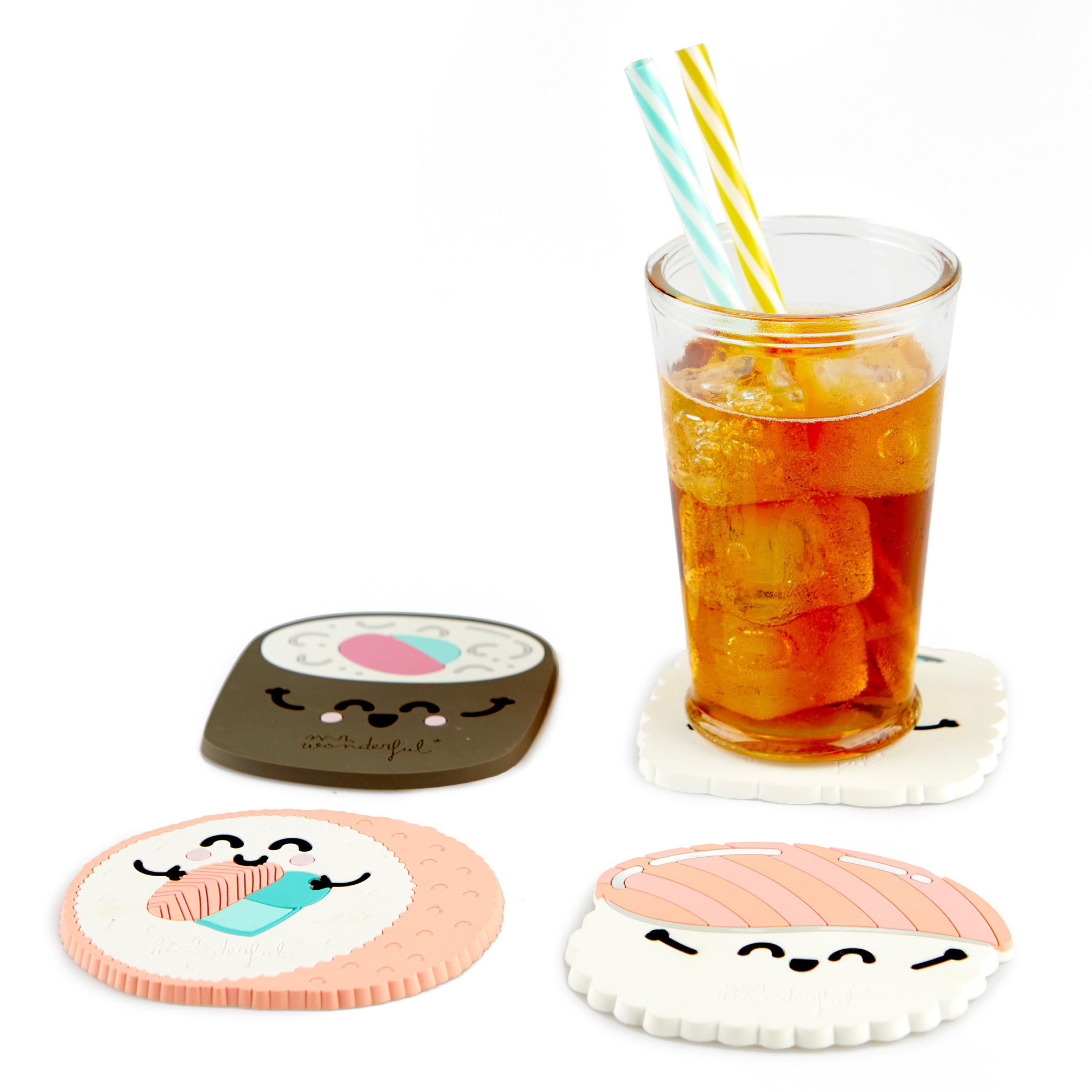 Kawaii Sushi Underlägg - 4 st - 5
