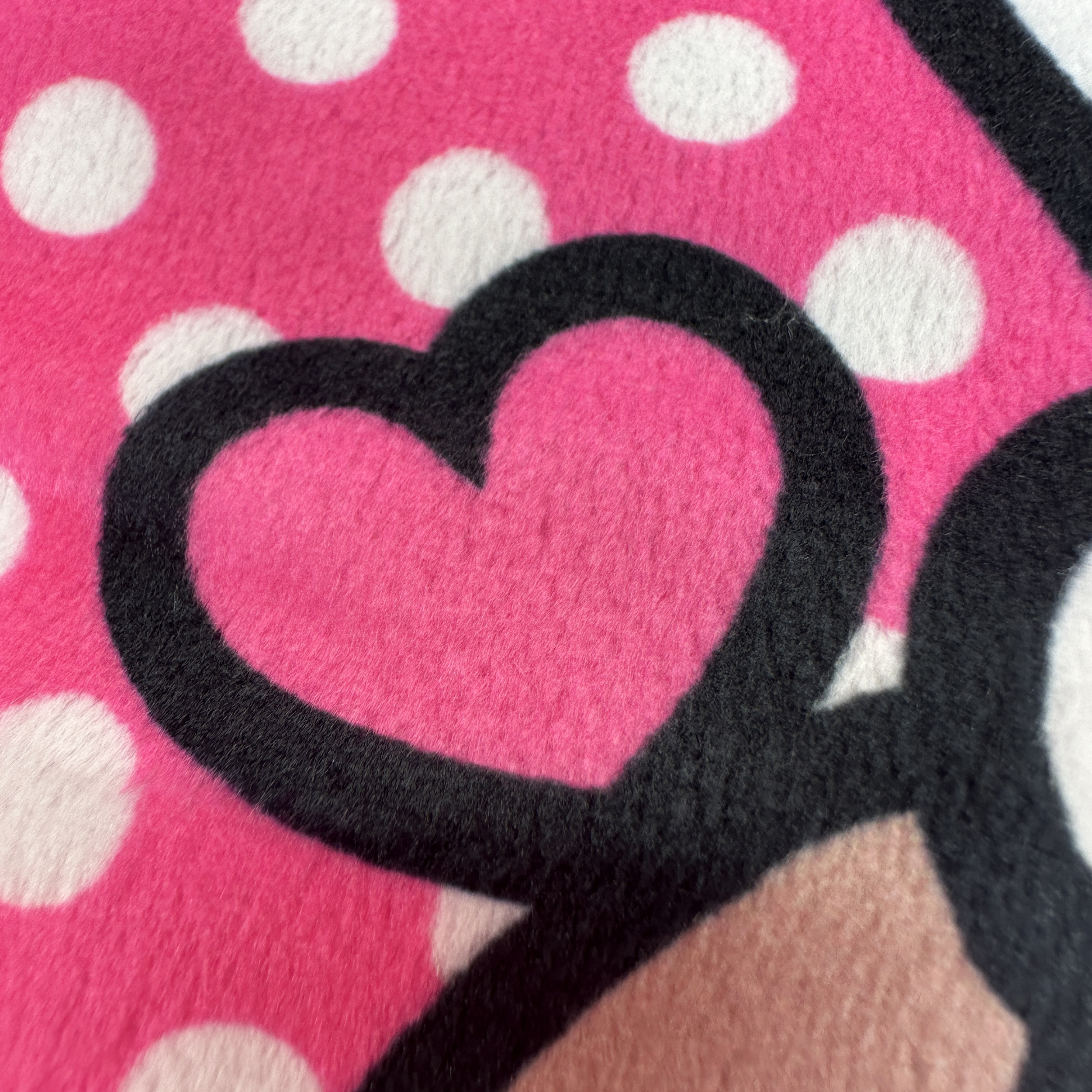 Hello Kitty Kuddfodral i Plysch 40 x 40 cm - Rosa/Vit - 4