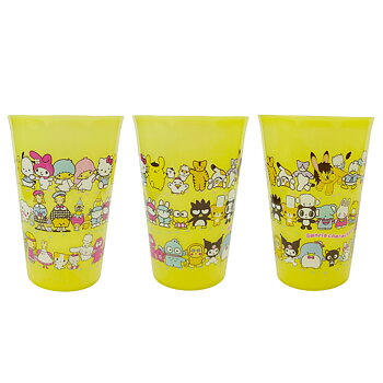 Sanrio Hello Kitty & Friends Plastmugg 450 ml - Gul