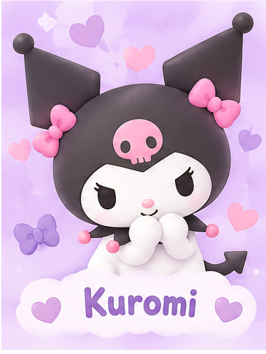Kuromi från Sanrio - kawaii produkter