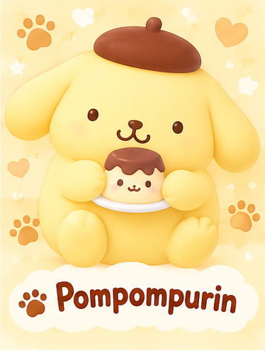 Pompompurin från Sanrio - kawaii produkter