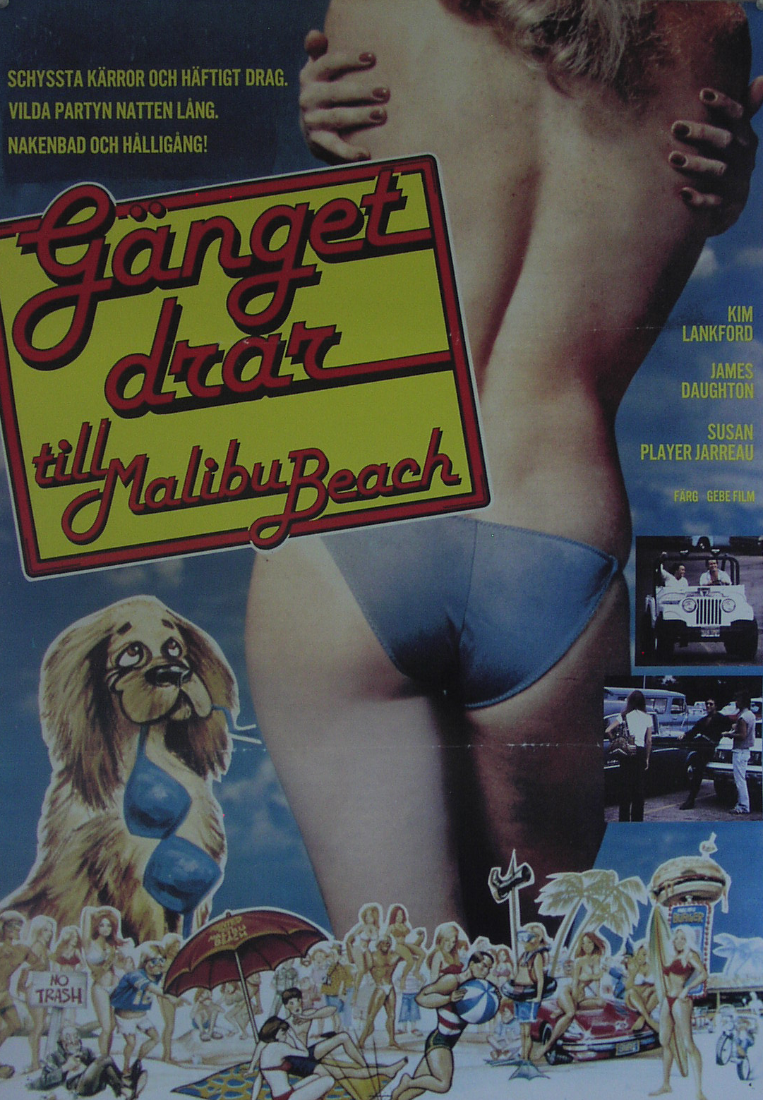 Gänget drar till Malibu Beach