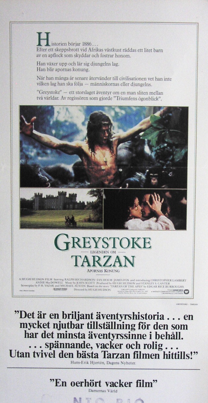 Greystoke legenden om Tarzan