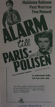 Alarm till parispolisen