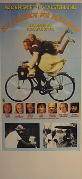 En flicka på halsen
