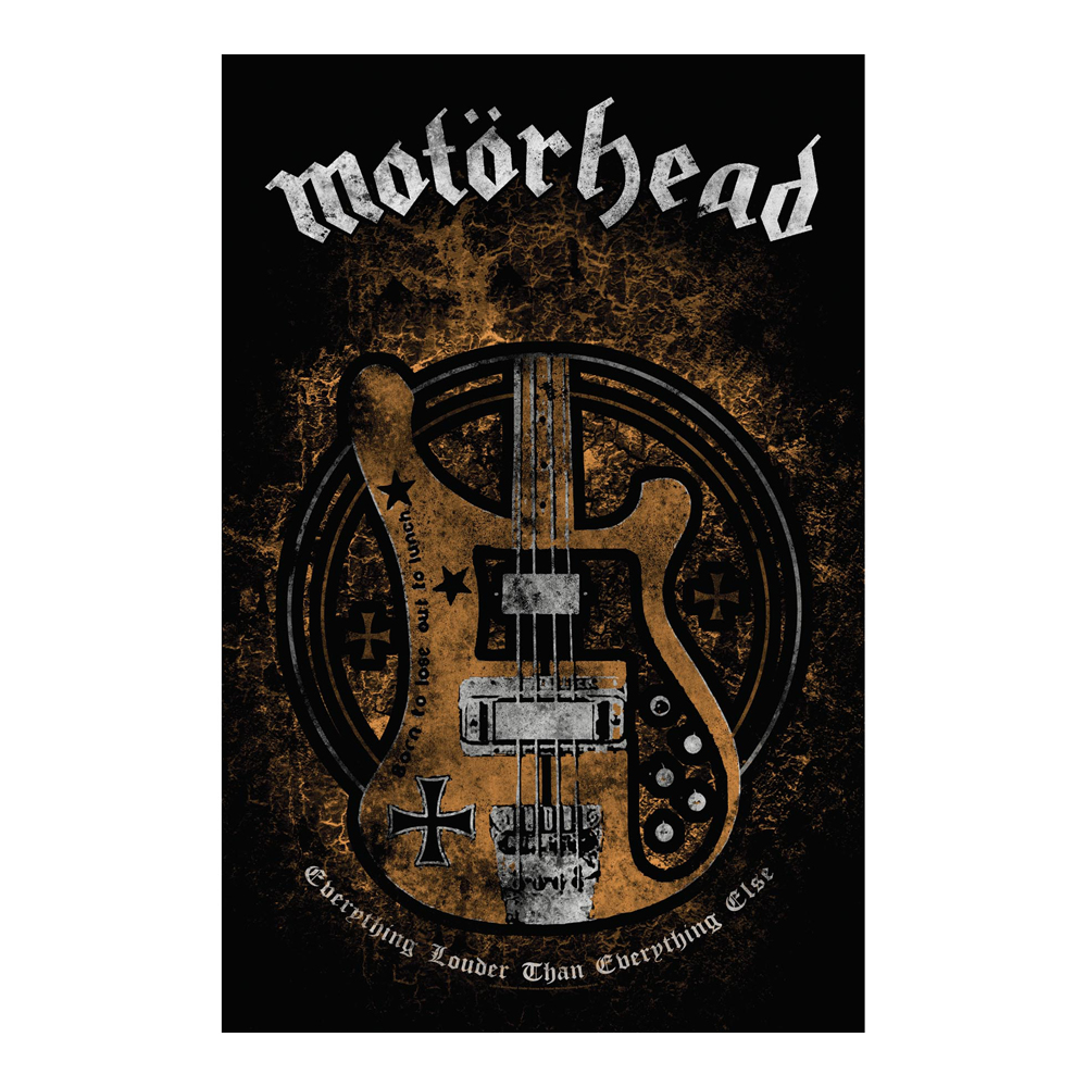Motorhead Lemmy Bass Flag