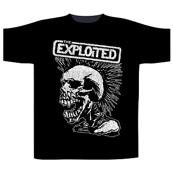 The Exploited Vintage Skull T-Shirt DEFEKT