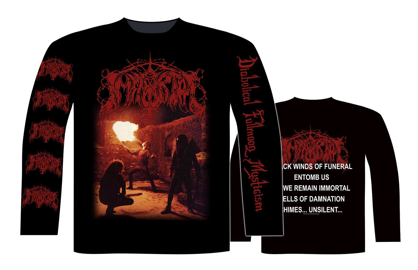 T-Shirt - Immortal - Diabolical Fullmoon Mysticism