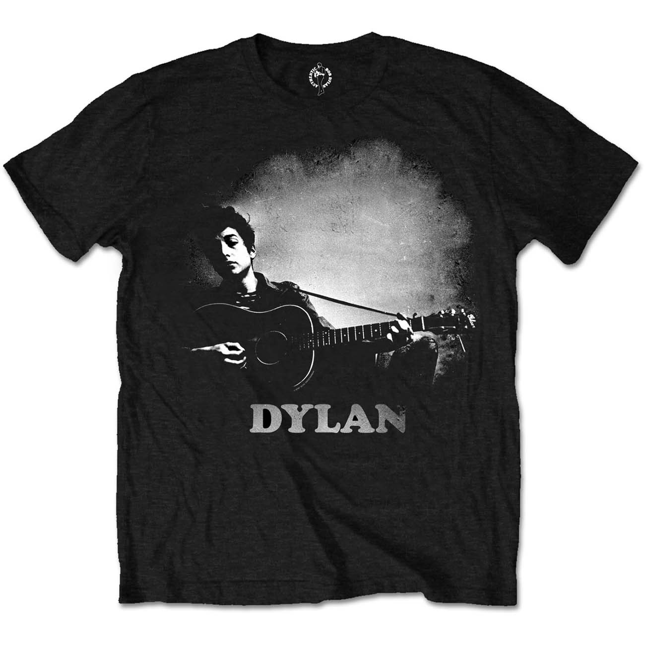 Bob Dylan Logo & Guitar T-Shirt