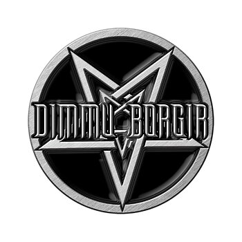 Dimmu Borgir Logo Pentagram Pin Badge