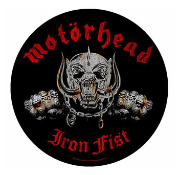 Motorhead Iron Fist Circular Backpatch