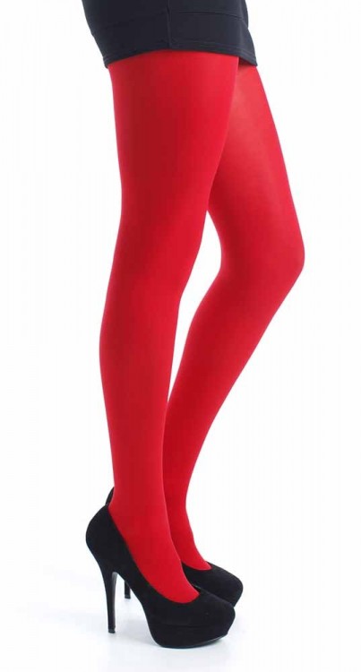 Tyra Rib Leggings Sharp Red  Shop now - Swedish Stockings