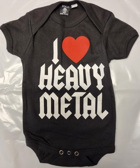 I Love Heavy Metal Baby Body