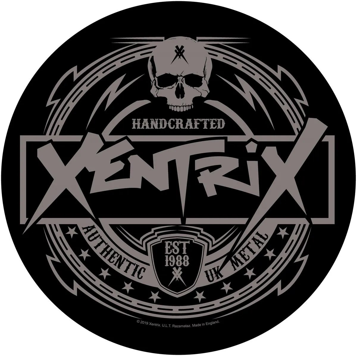 Xentrix Est 1988 Circular Backpatch