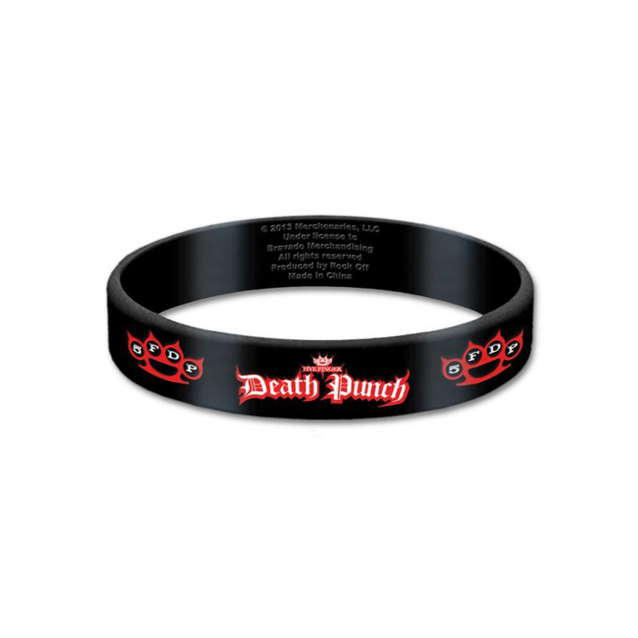 Five Finger Death Punch Logo Silikon Wristband