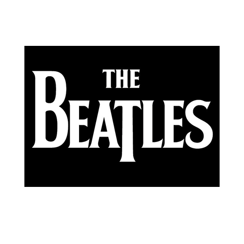 The Beatles Logo Metal Magnet