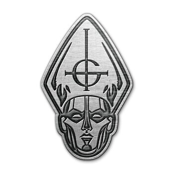 Ghost Papa Head Pin Badge