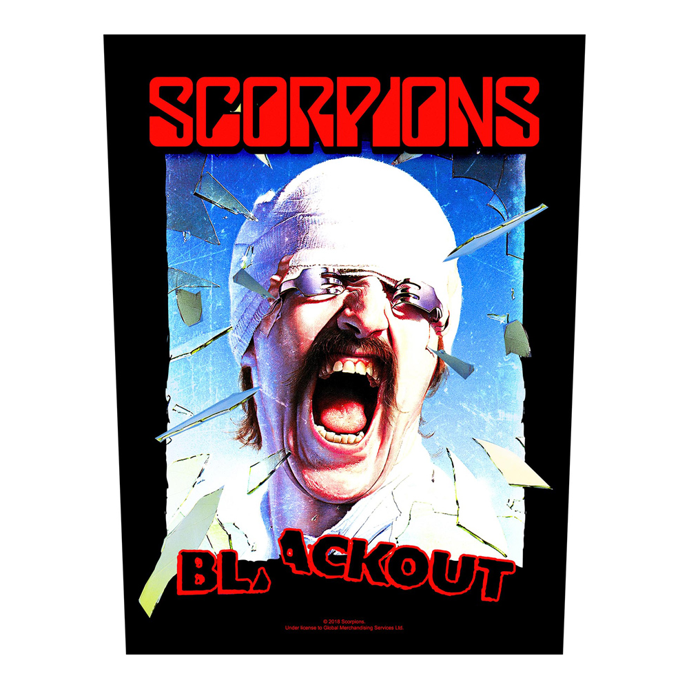 Scorpions blackout T shirt heavy metal judas priest iron maiden motorhead accept