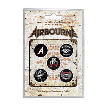 Airbourne Boneshaker Badge Pack