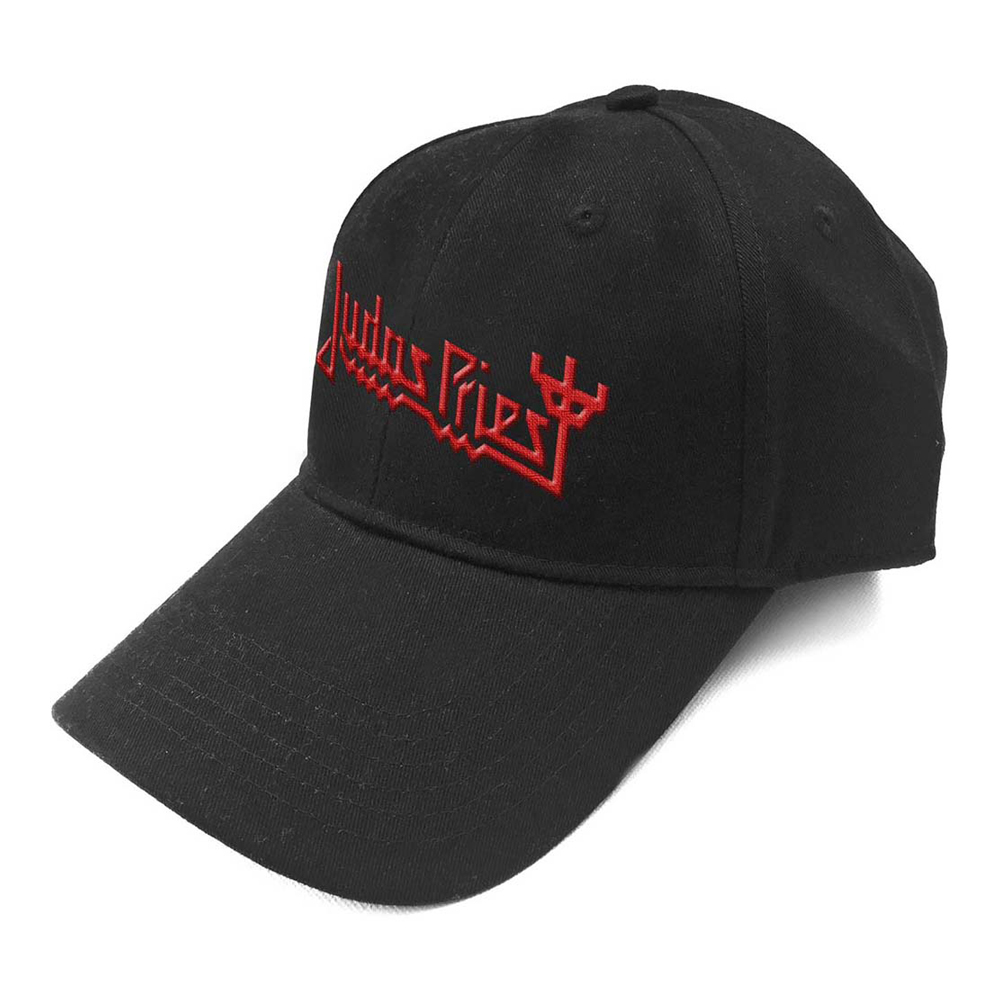 Judas Priest Logo Fork Red Black Cap - Rockzone