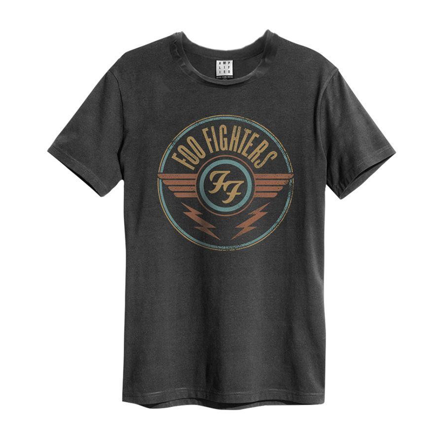 Official Foo Fighters Flash Wings Rock T-Shirt