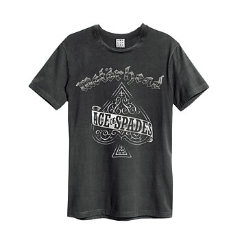 Motorhead Ace Of Spades Charcoal Amplified Vintage T-Shirt