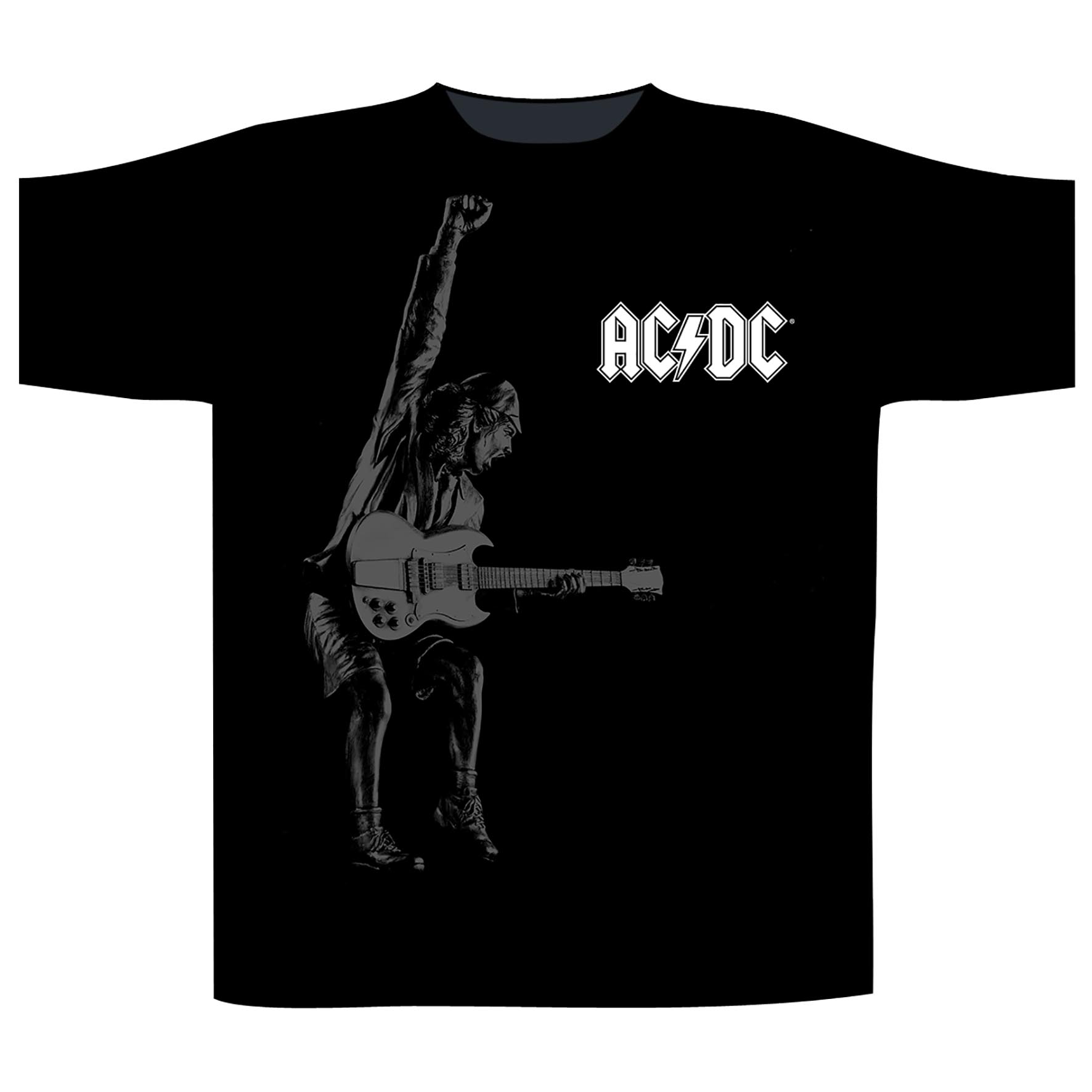 AC/DC Angus Watermark T-Shirt - Rockzone