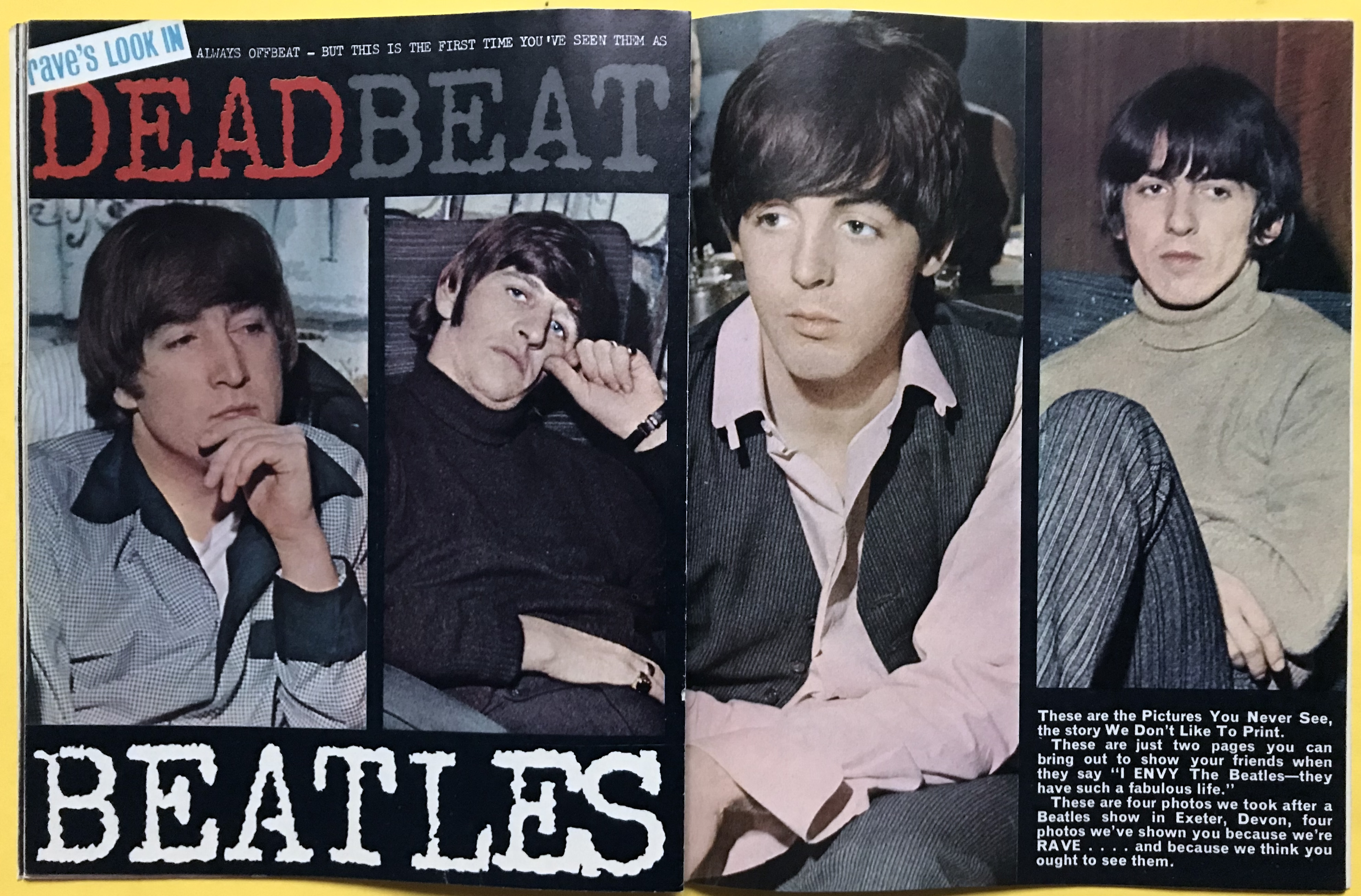 RAVE - Feb 1965 BEATLES omslag - 9