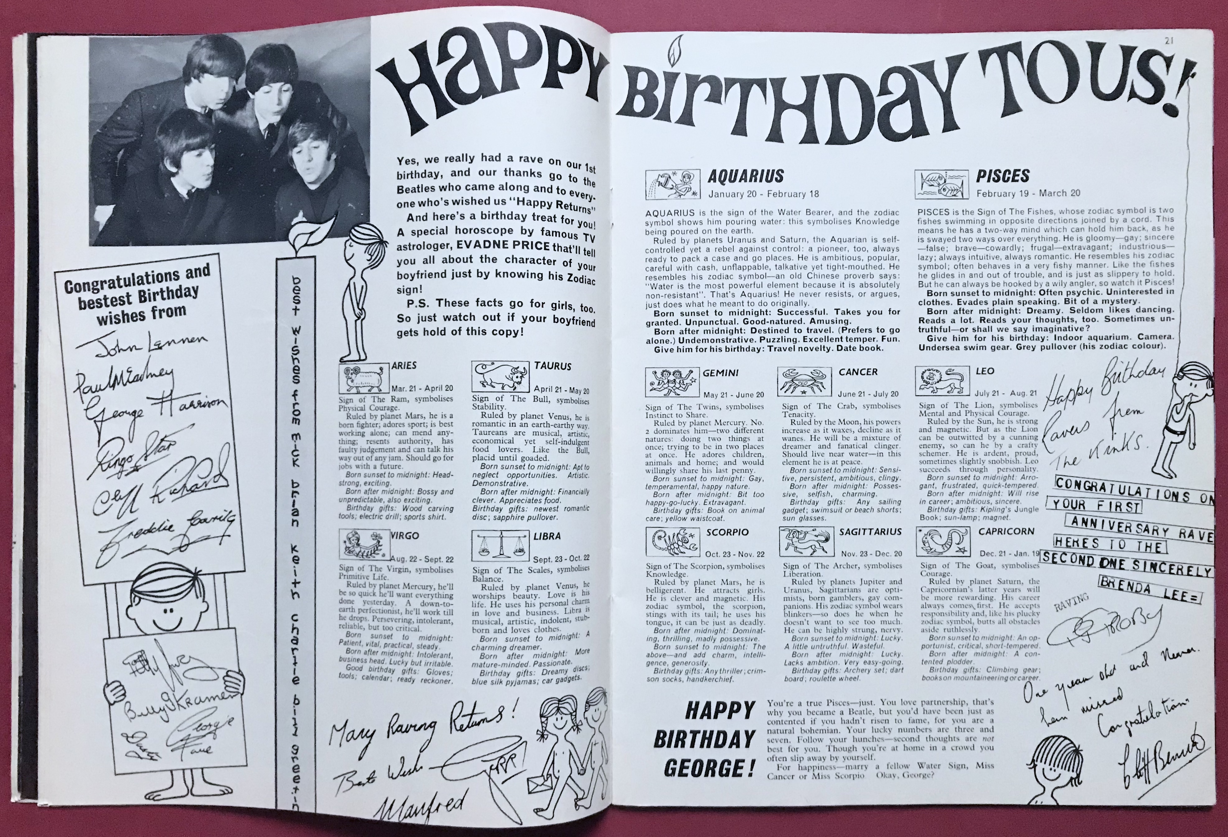 RAVE - Feb 1965 BEATLES omslag - 6