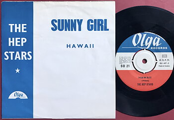 HEP STARS - Sunny girl TRYCKT insida Swe PS 1966