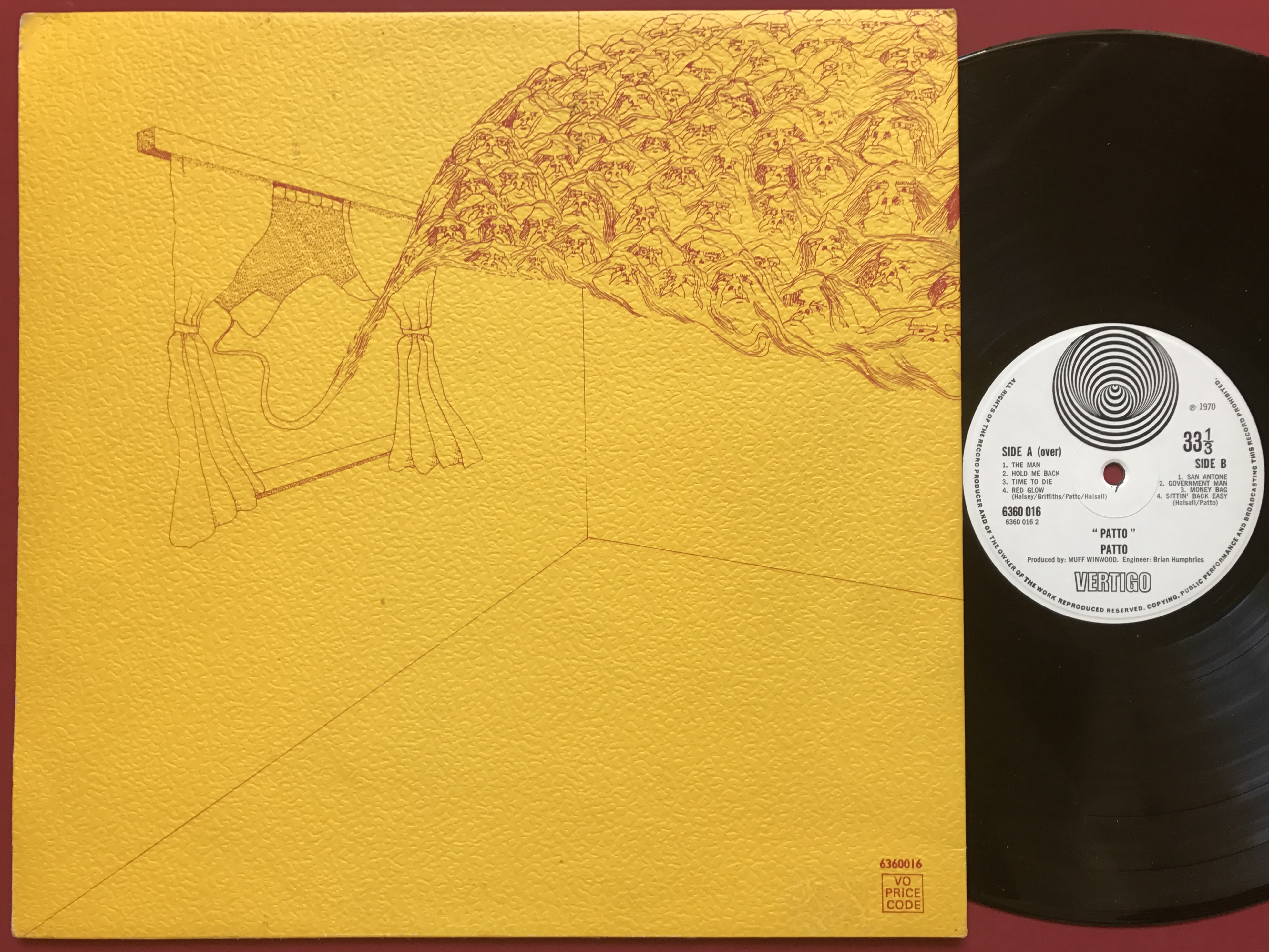 PATTO - "same" UK-orig Vertigo LP 1970 - 2