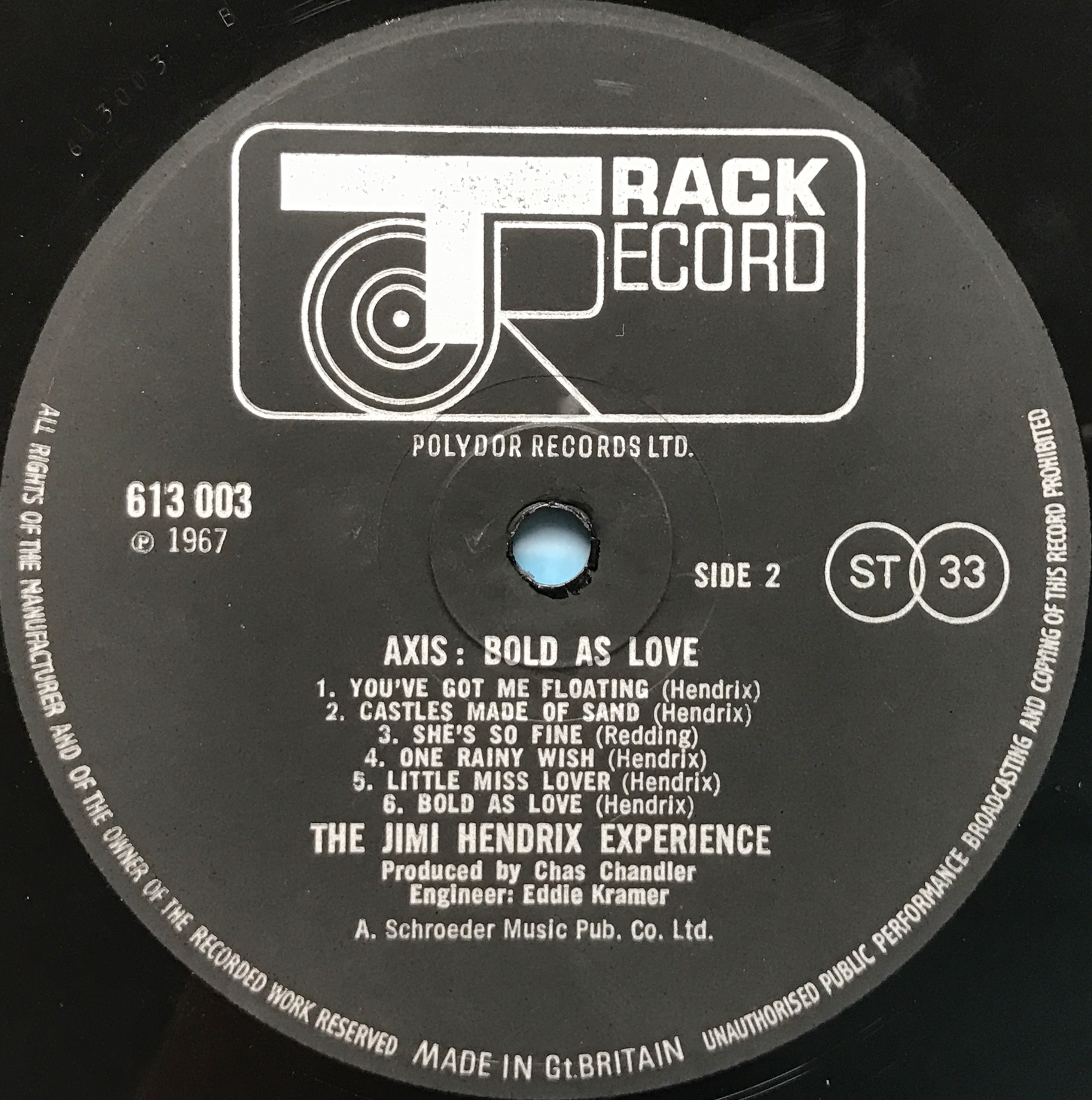 JIMI HENDRIX - Axis bold as love UK-orig LP 1967 + POSTER - 5