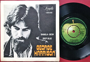 GEORGE HARRISON - Bangla-desh 7" Swe PS 1971