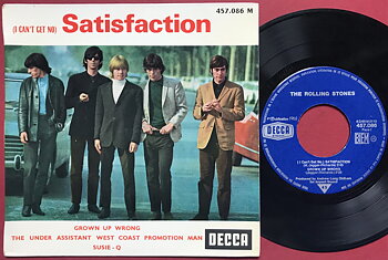 ROLLING STONES - Satisfaction +3 Fransk EP 1965