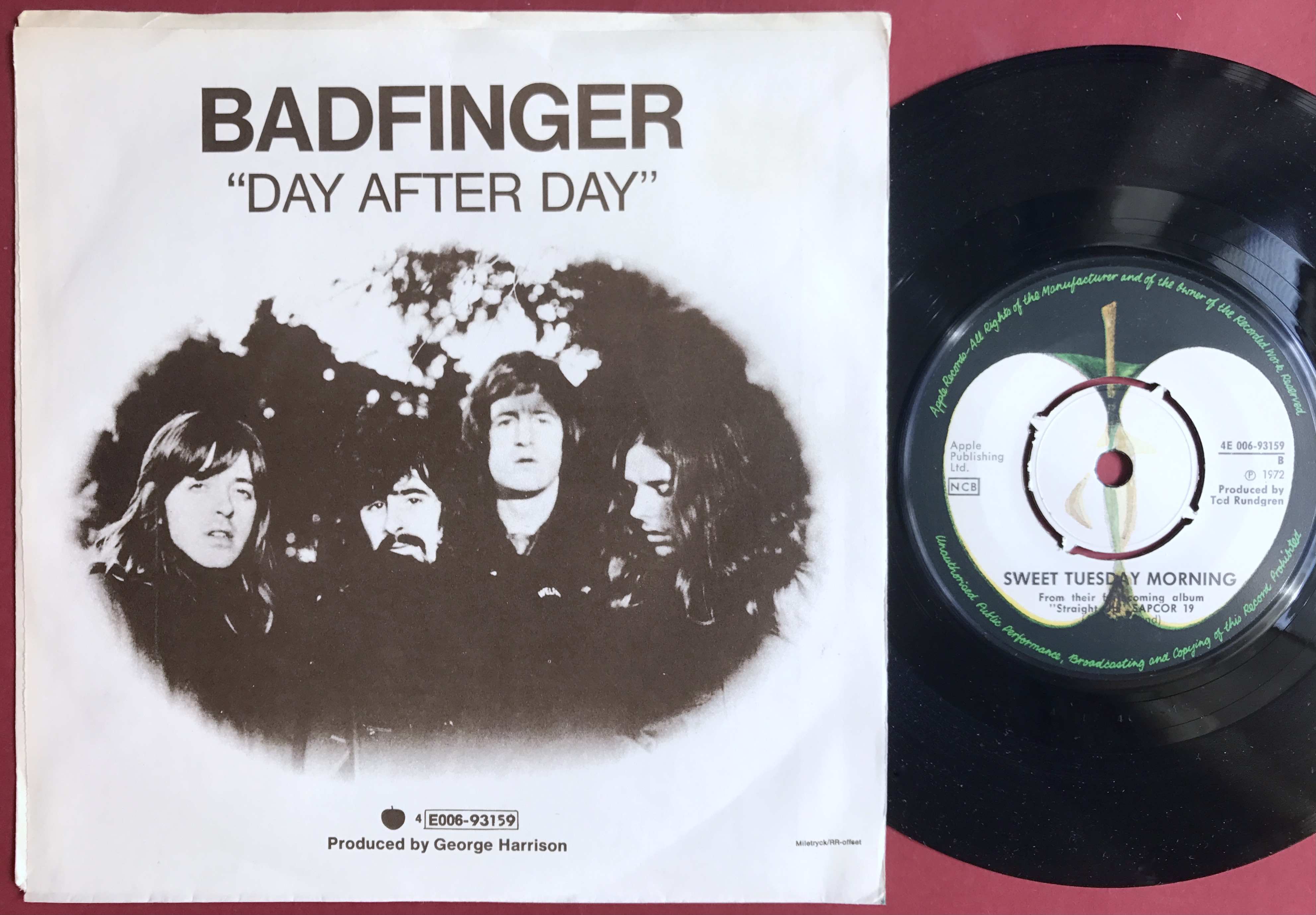 BADFINGER - Day after day 7" Swe PS 1972 - 2