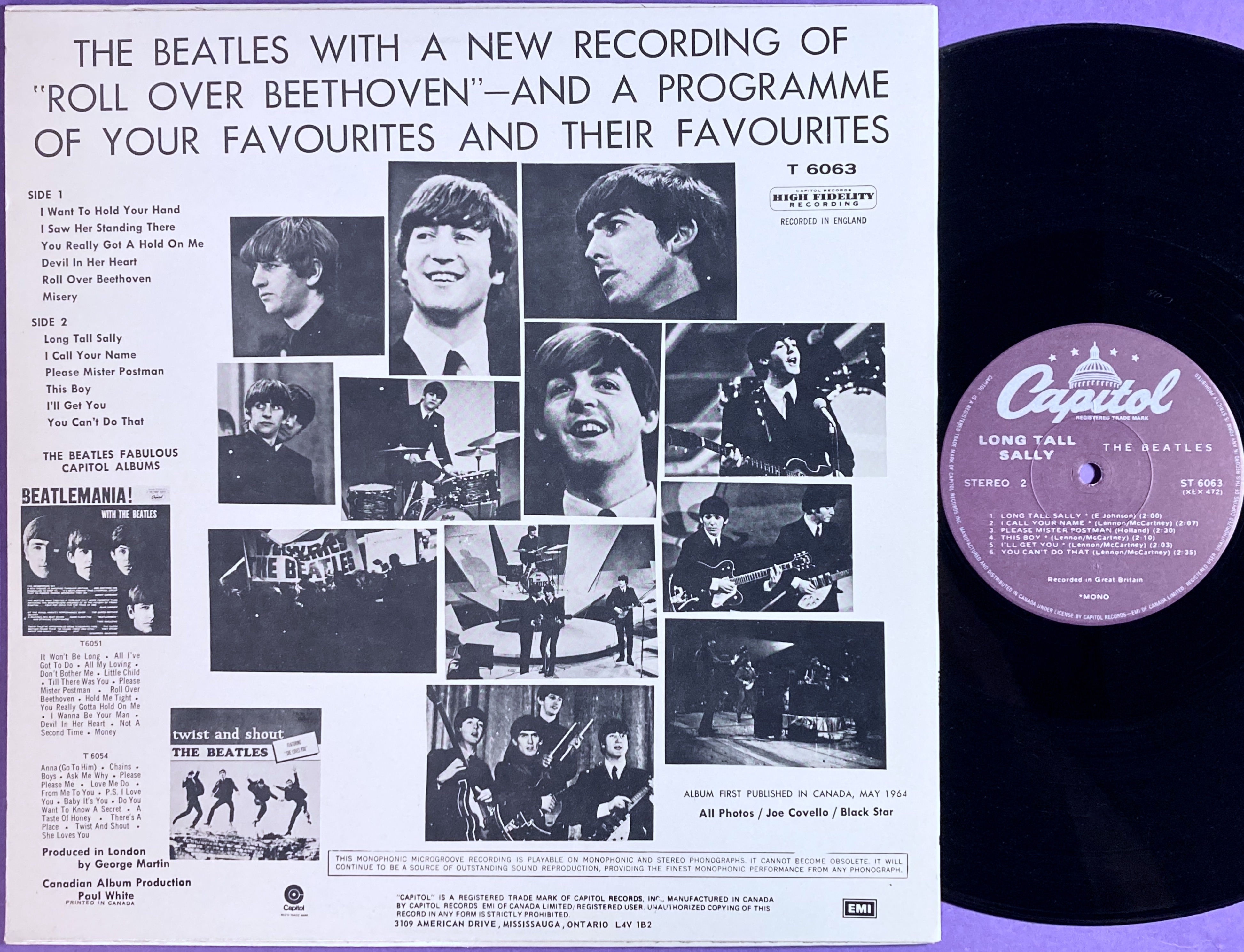 BEATLES - Long Tall Sally Can LP 1964 - 2