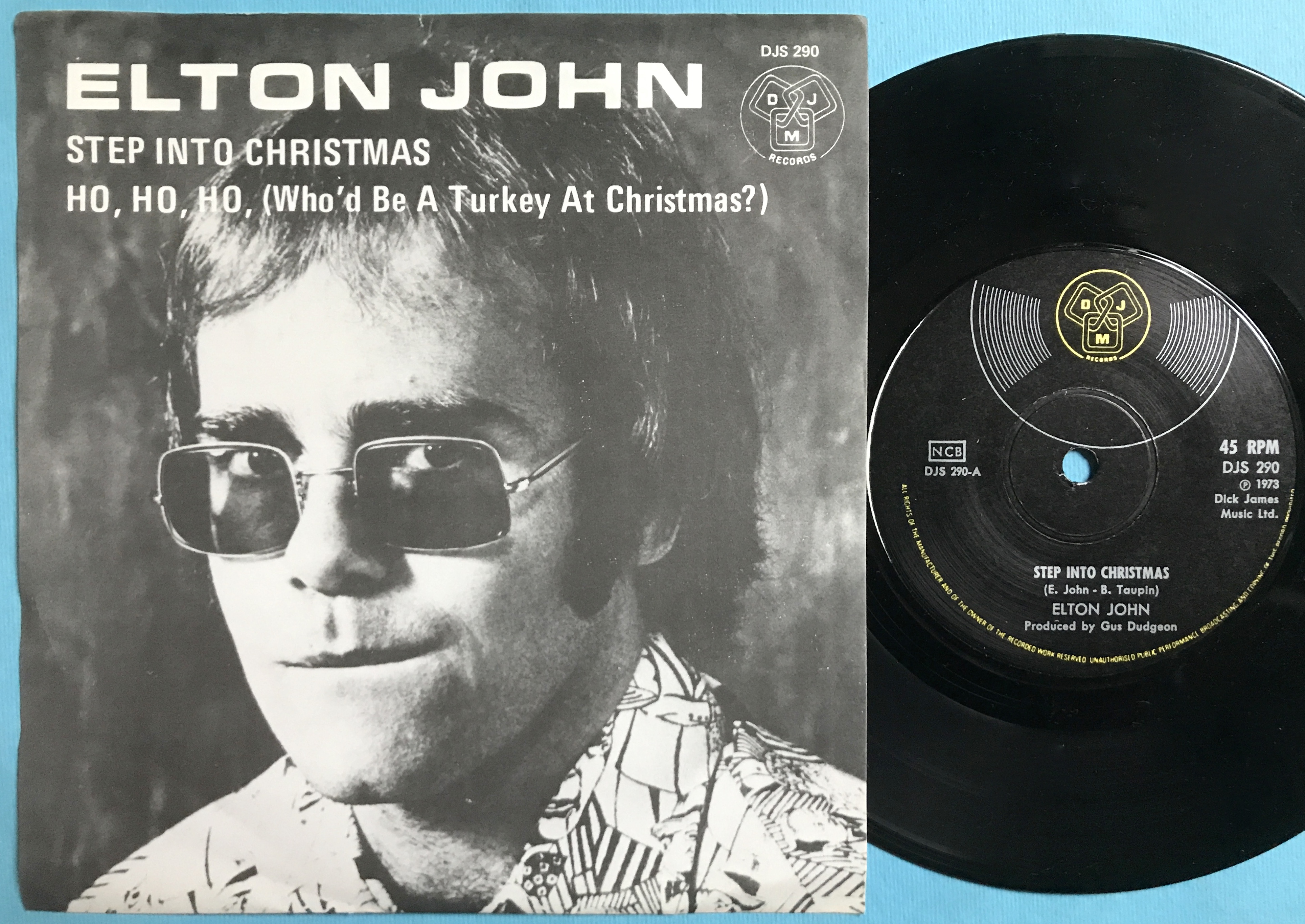 ELTON JOHN - Step into  christmas Swe PS 1973